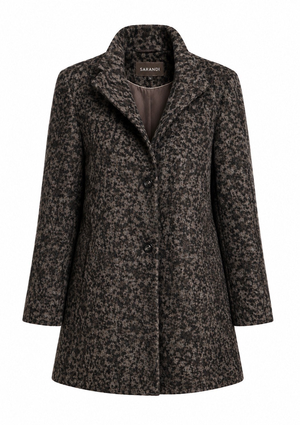Jas met motief, Kleding | Dames, Ophalen, Bruin, Maat 42/44 (L), Sarandi