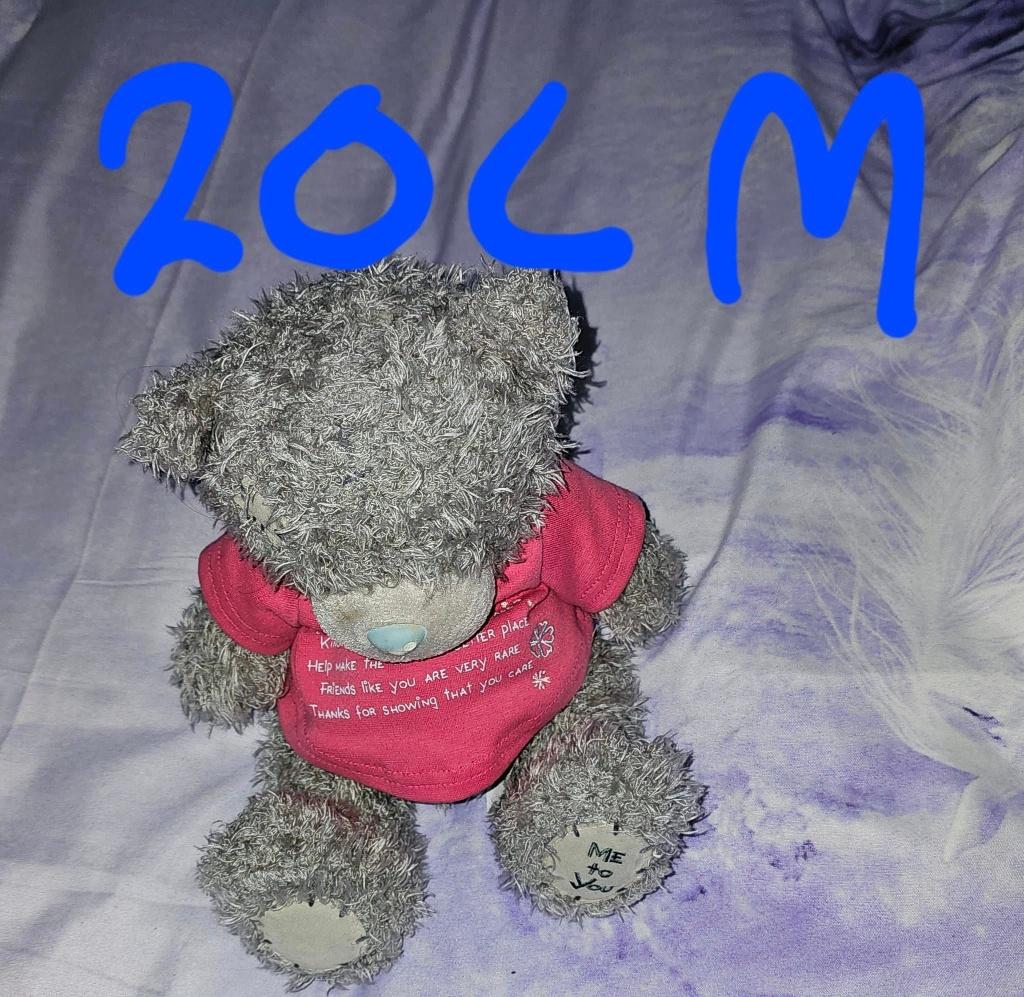 2 me to you beren 20 en 25 cm hoog, Verzamelen, Ophalen, Gebruikt, Stoffen beer, Me To You