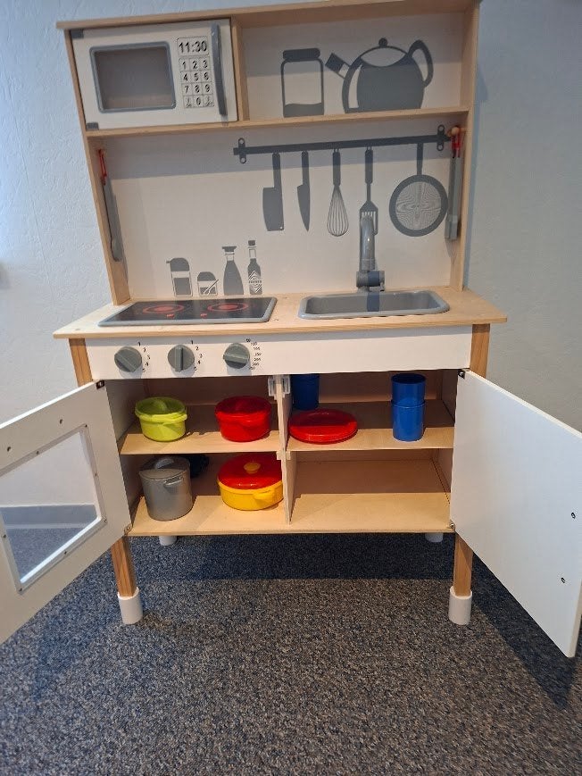 Houten keukentje, Enlèvement, Comme neuf, Bois, Jouer à la cuisine