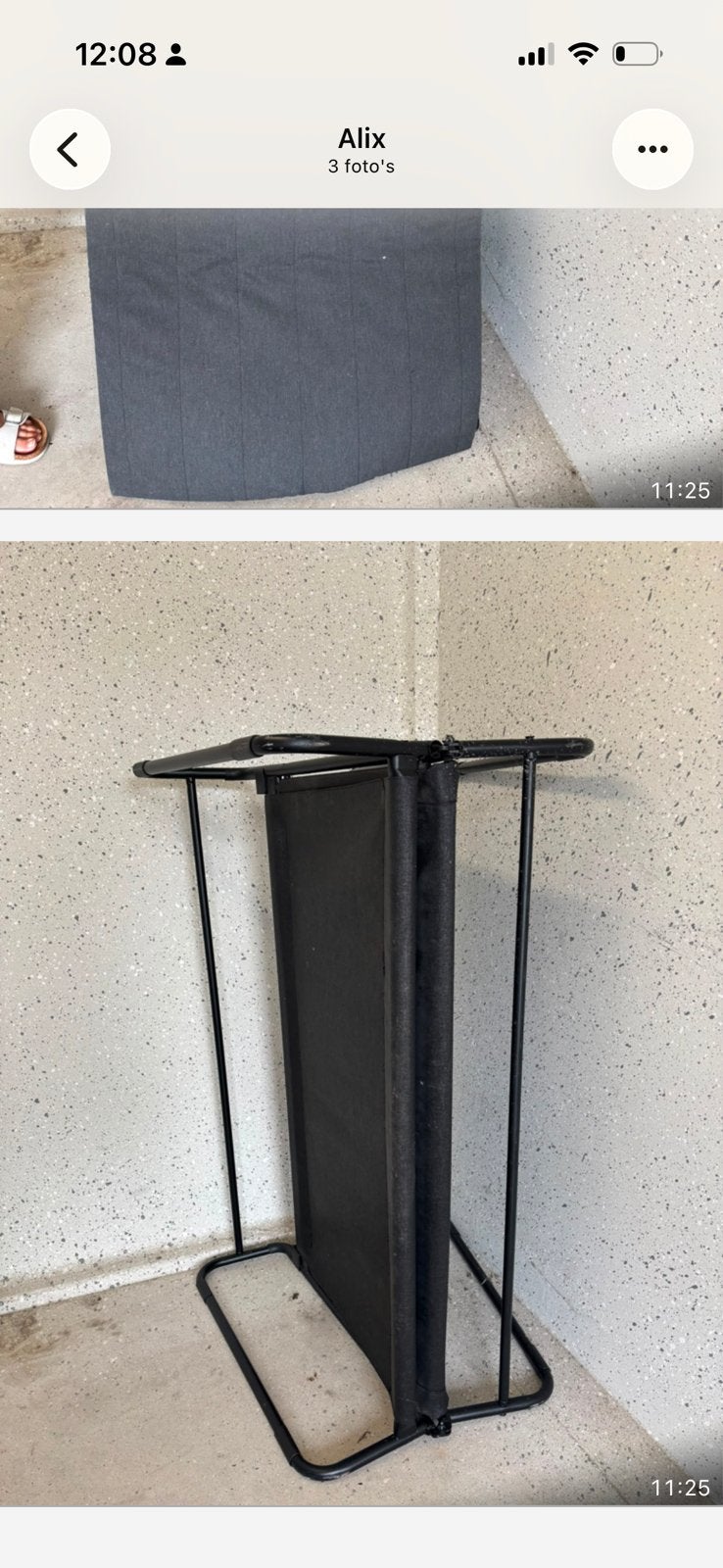 Zetelbed/logeerbed, Enlèvement, Utilisé