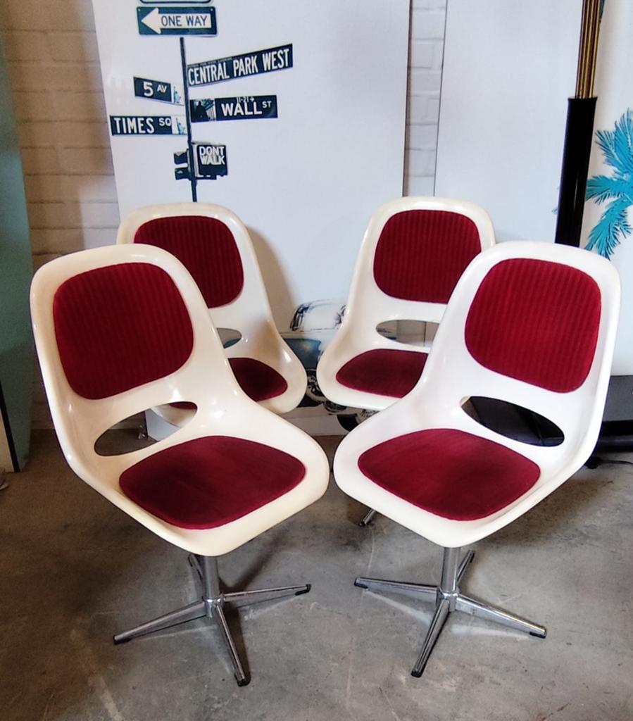 retro.vintage space age stoelen jaren '70, Ophalen