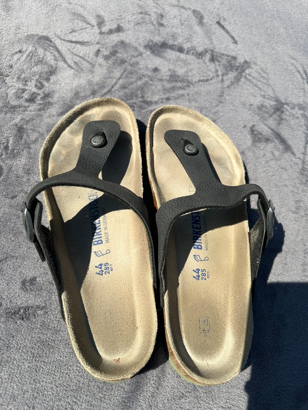 Birkenstock maat 44, Kleding | Heren, Slippers, Zwart, Ophalen of Verzenden, Zo goed als nieuw