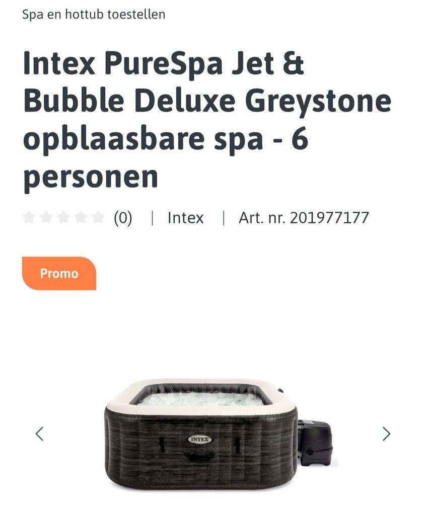 Intex jaccuzie, Jardin & Terrasse, Enlèvement