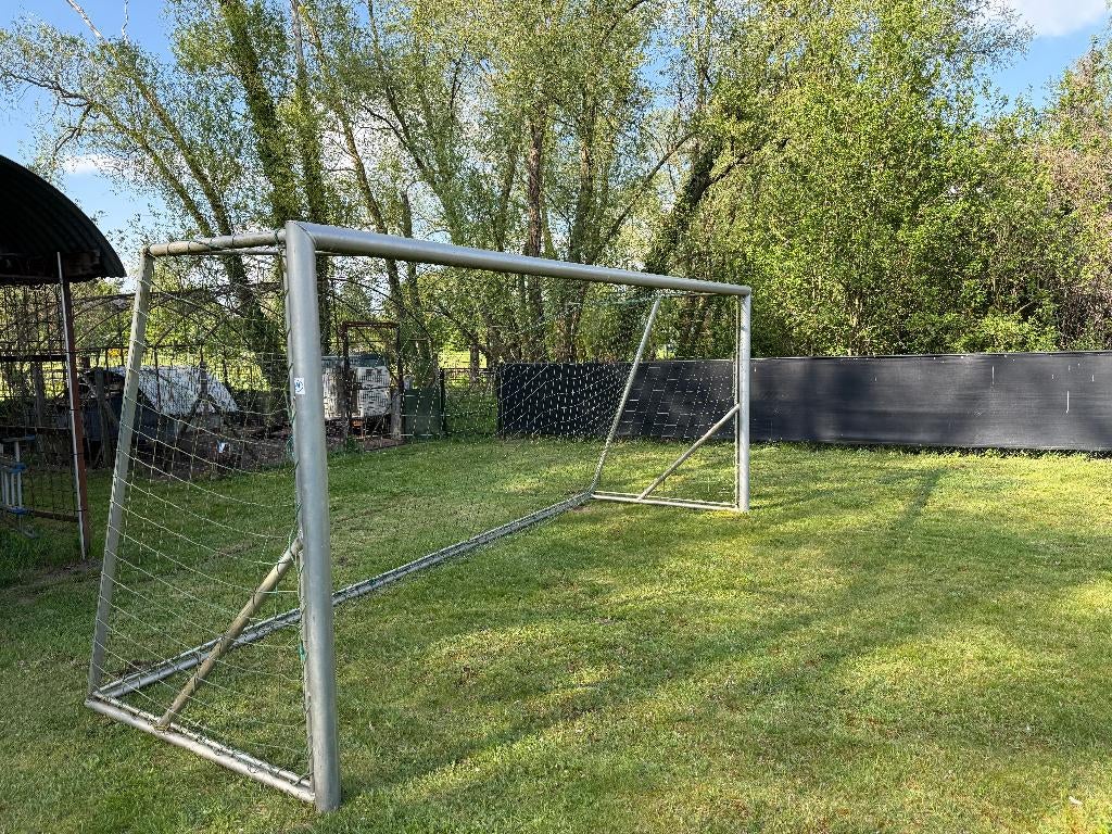 Aluminium voetbaldoel van 500x200cm, Ophalen, Gebruikt, Overige typen