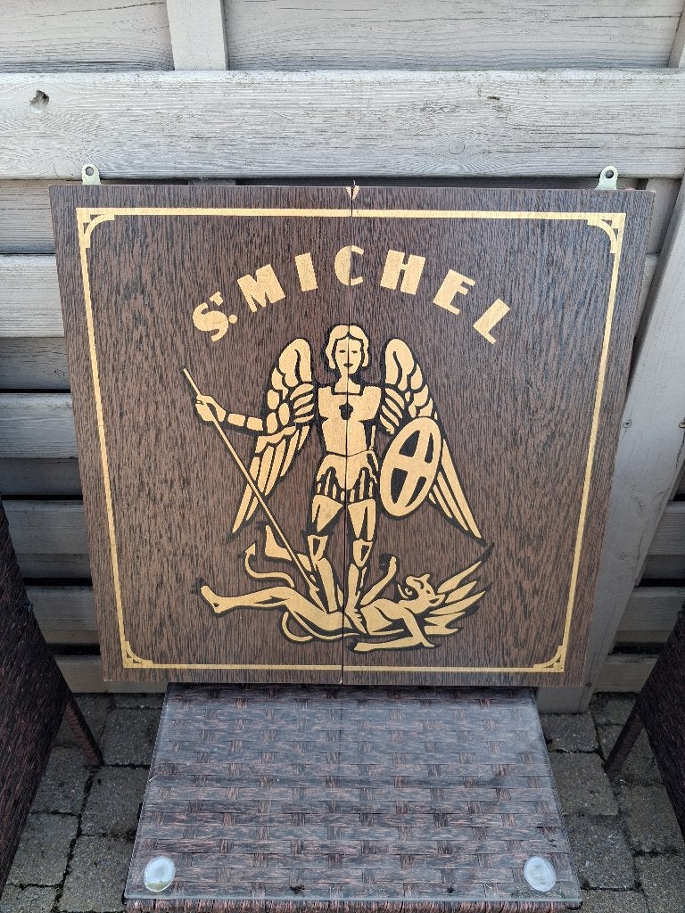 CIGARETTES - 1 PIÈCE MICHEL., Enlèvement ou Envoi, Utilisé, Panneau publicitaire