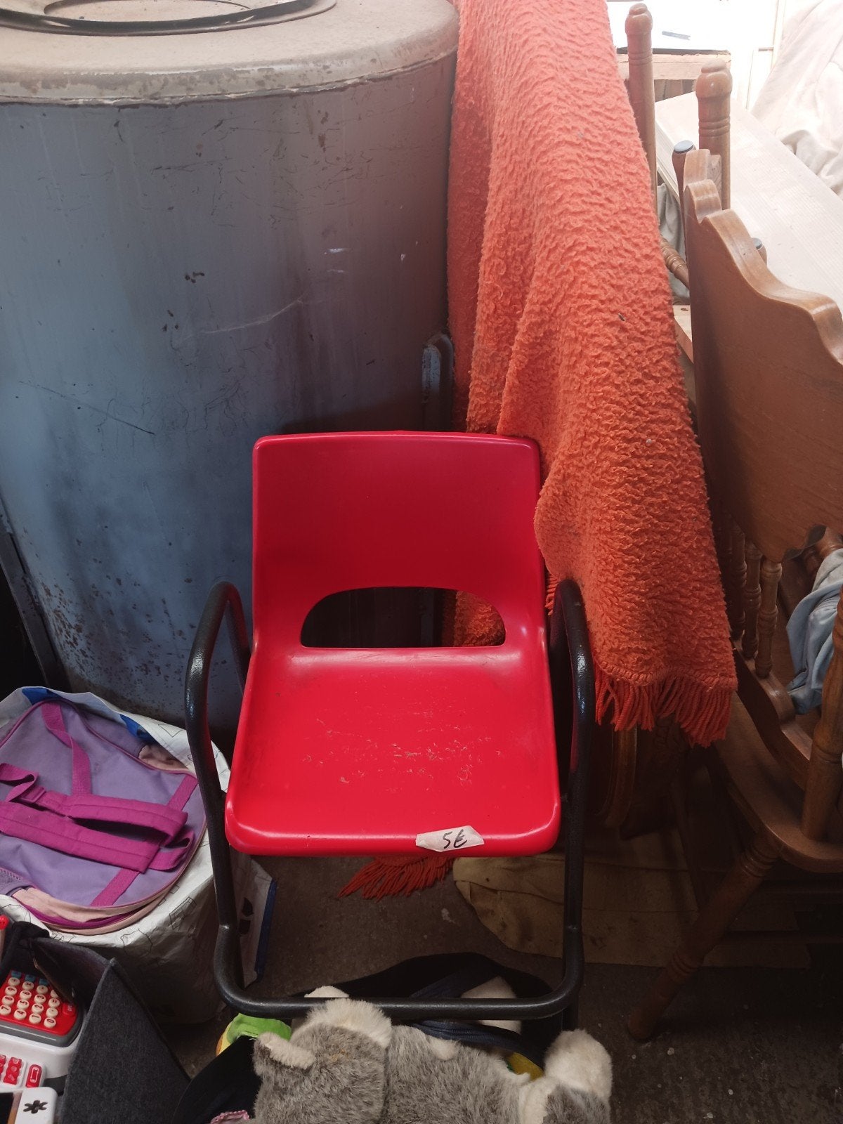 Kinder stoel, Ophalen