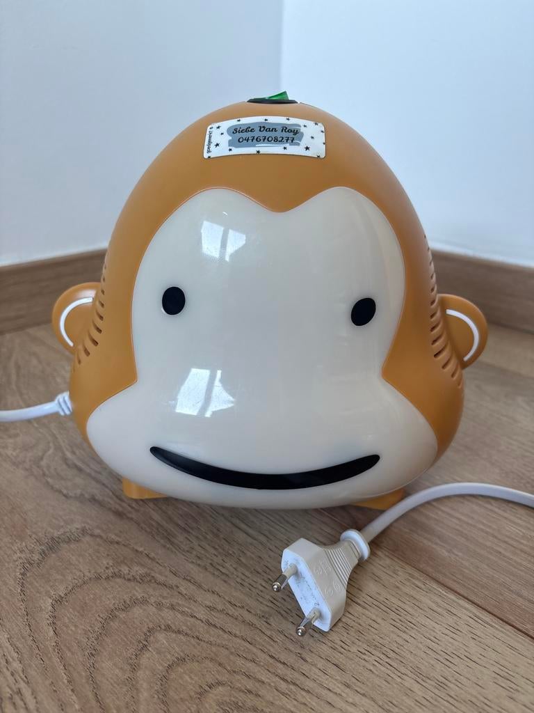 Kinder aerosol / vernevelaar aapje – FisaMed Aero Monkey, Electroménager, Réveils, Enlèvement, Comme neuf
