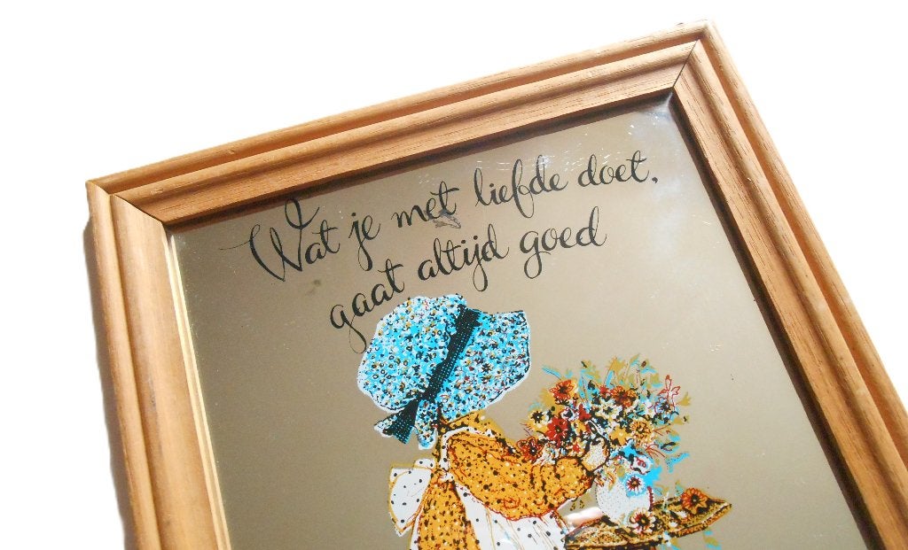 Vintage Holly Hobbie spiegel, Envoi, Maison et Meubles