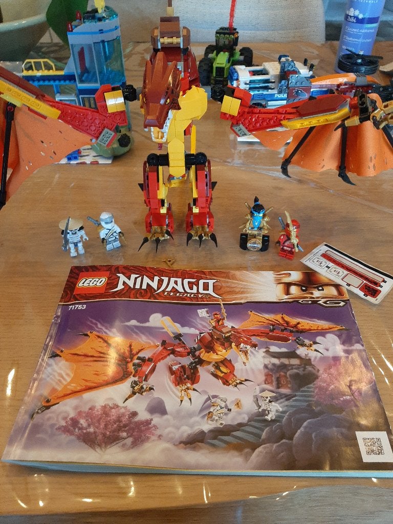 Lego Ninjago set 71753 Fire Dragon Attack, Kinderen en Baby's, Speelgoed | Duplo en Lego, Lego, Ophalen of Verzenden, Compleet