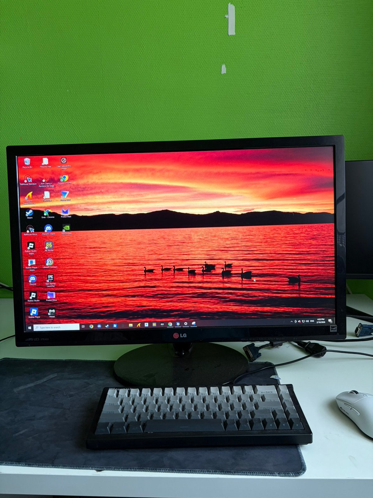LG 27EA53 27" IPS Full HD Monitor, Ophalen, HD, IPS, Zo goed als nieuw