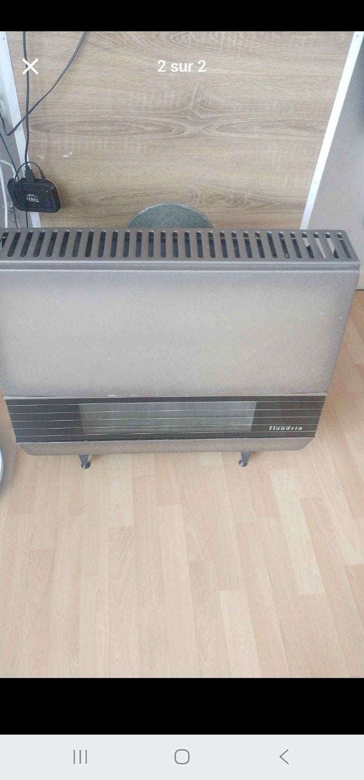 chauffage au gaz Flandria fonctionne parfaitement, Maison & Meubles, Poêles, Enlèvement, Utilisé, Gaz, Chauffage à gaz