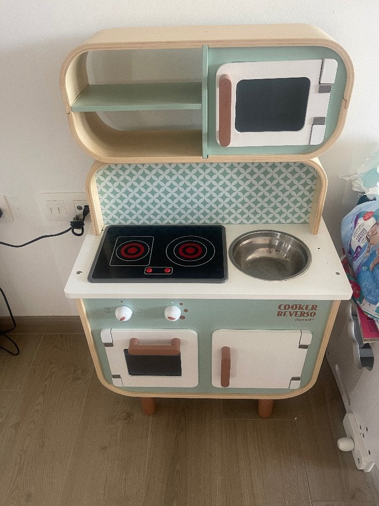 Speelkeukentje met wasmachine, Ophalen