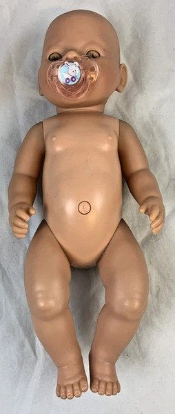 Zapf Baby Born pop 43cm interactief met slaapogen en speen, Kinderen en Baby's, Verzenden, Zo goed als nieuw, Babypop