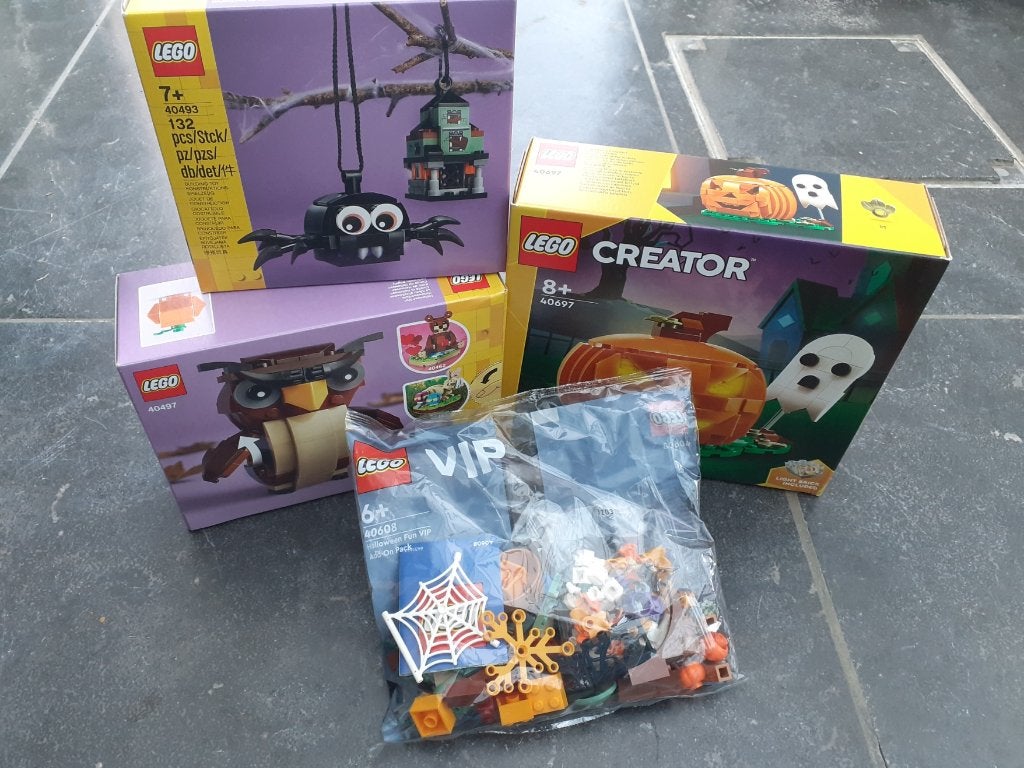 lego Halloween sets 40697 en 40497 en 40493 en 40608, Overige thema's, Lego, Nieuw, Ophalen of Verzenden