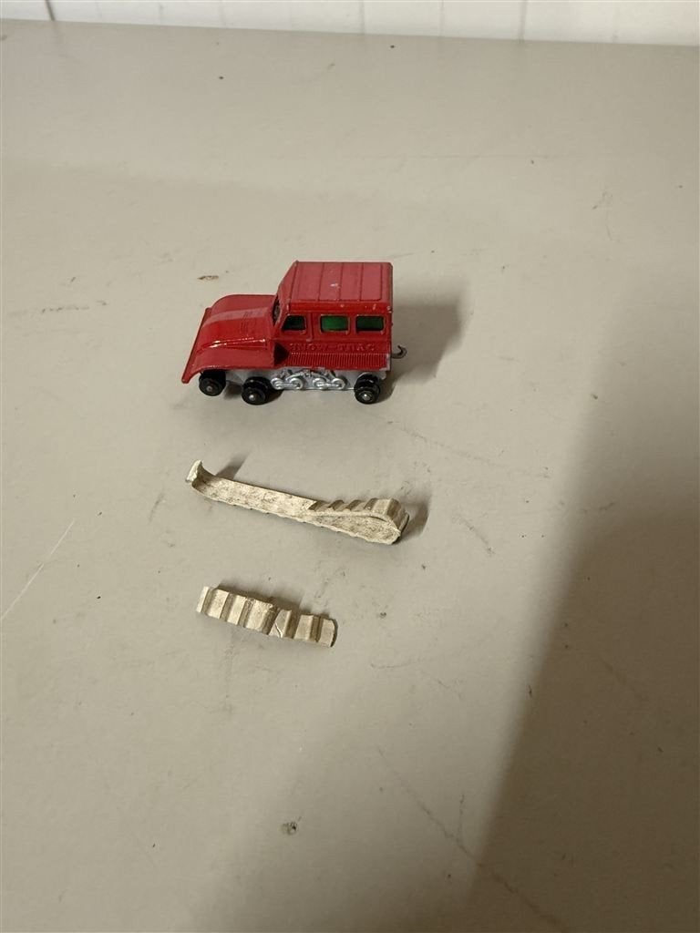 Vintage Matchbox/Lesney 35B-3 Snow-Trac Sneeuwvoertuig - 1:6, Enlèvement ou Envoi, Utilisé