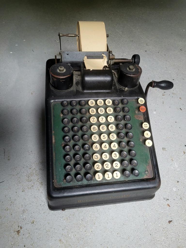 Oude telmachine, Diversen, Rekenmachines, Ophalen
