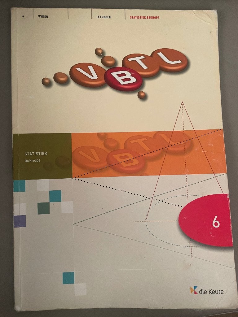 VBTL 6 Statistiek beknopt, Boeken, Schoolboeken, Ophalen, ASO, Wiskunde A, Die keure