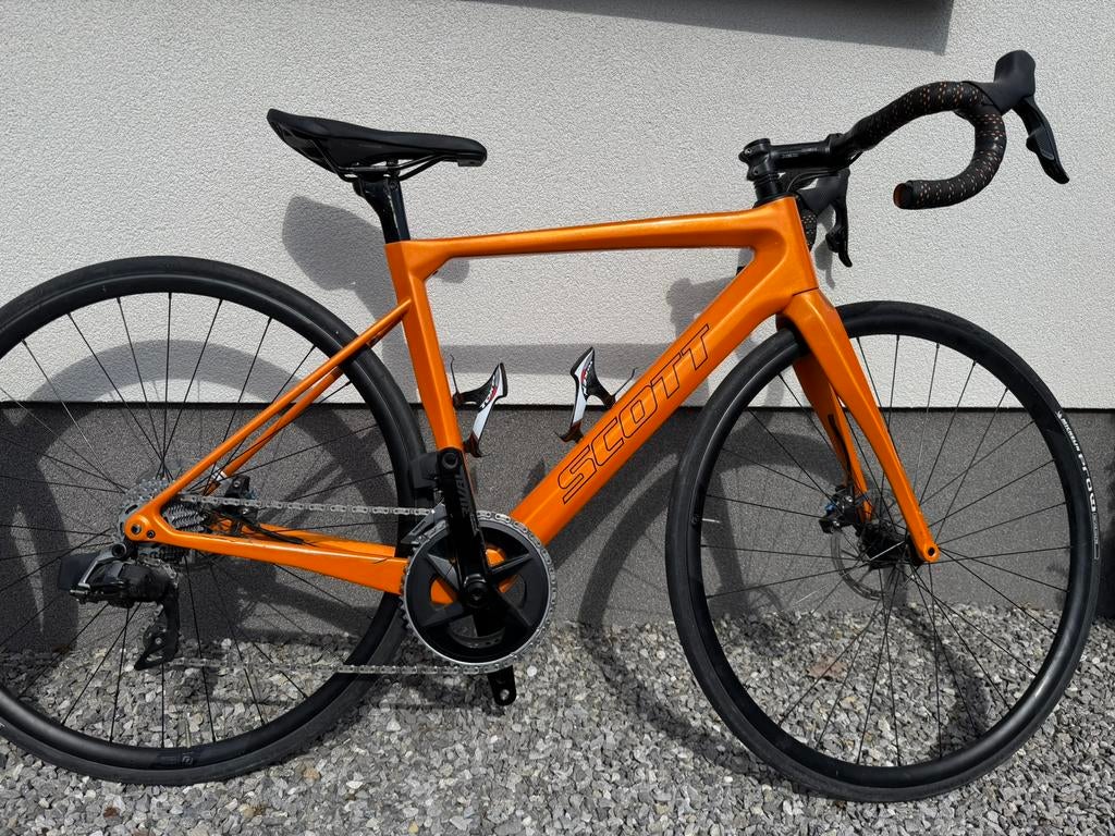 Carbon fiets. Maat xs elektronisch schakelen sram,, Fietsen en Brommers, Fietsen | Racefietsen, Ophalen, Gebruikt, 10 tot 15 versnellingen