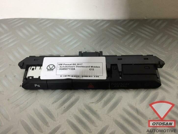 vw passat b8 2017 commutateurs tableau de bord central 3g092, Volkswagen, Volkswagen AG, Vw@volkswagen.de, Utilisé