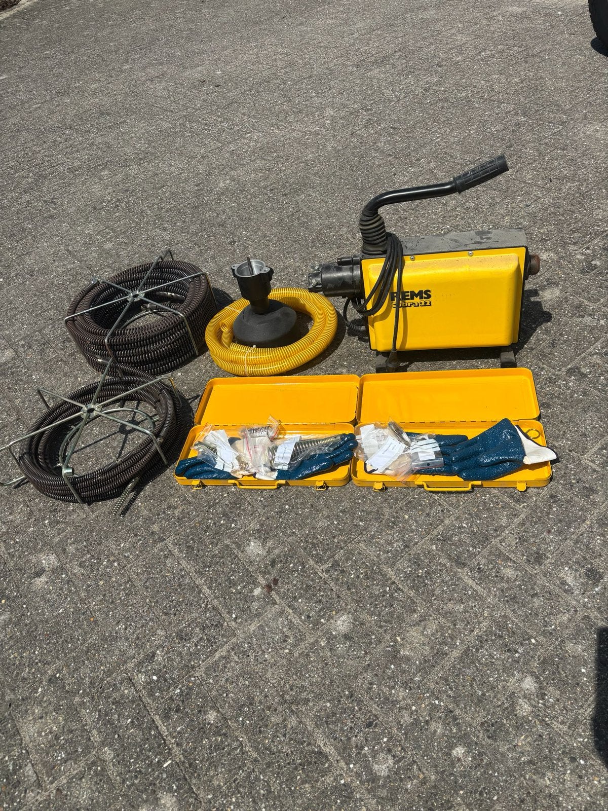Rems 172012 R220 Cobra 22 Buisontstoppingsmachine, Enlèvement