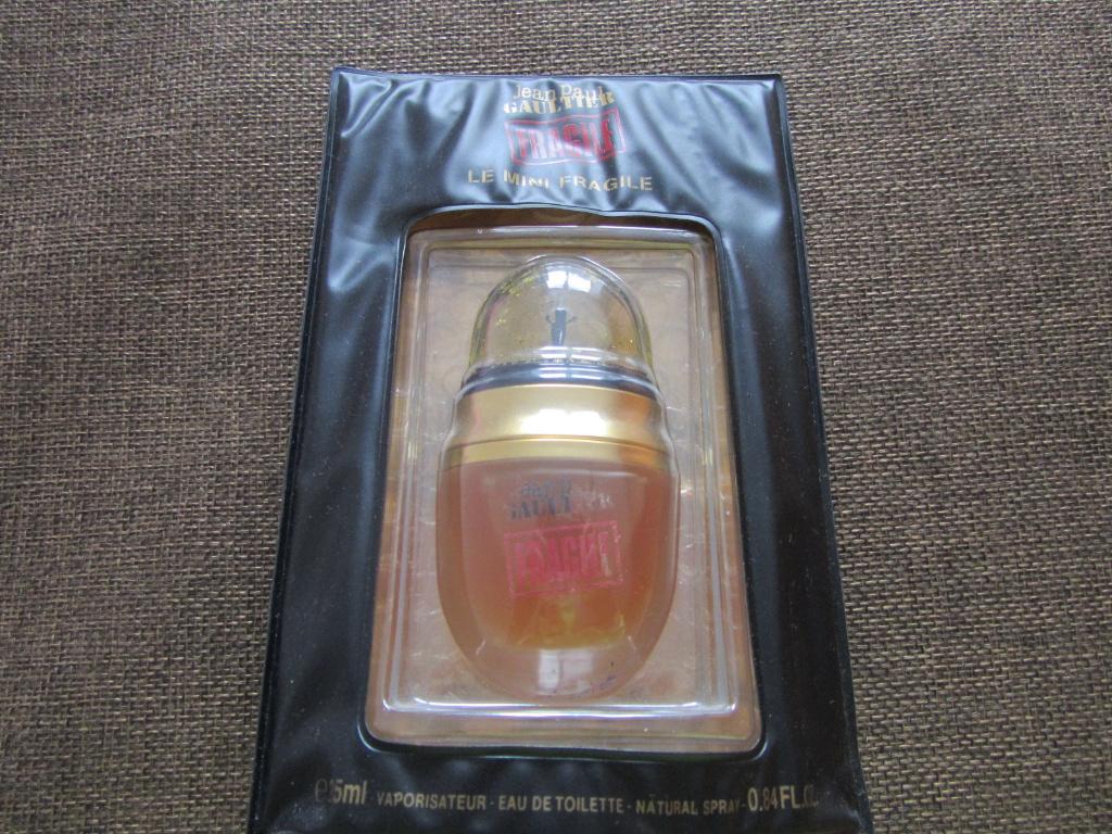 GAULTIER J-P FRAGILE rare présentation flacon neuf, Envoi
