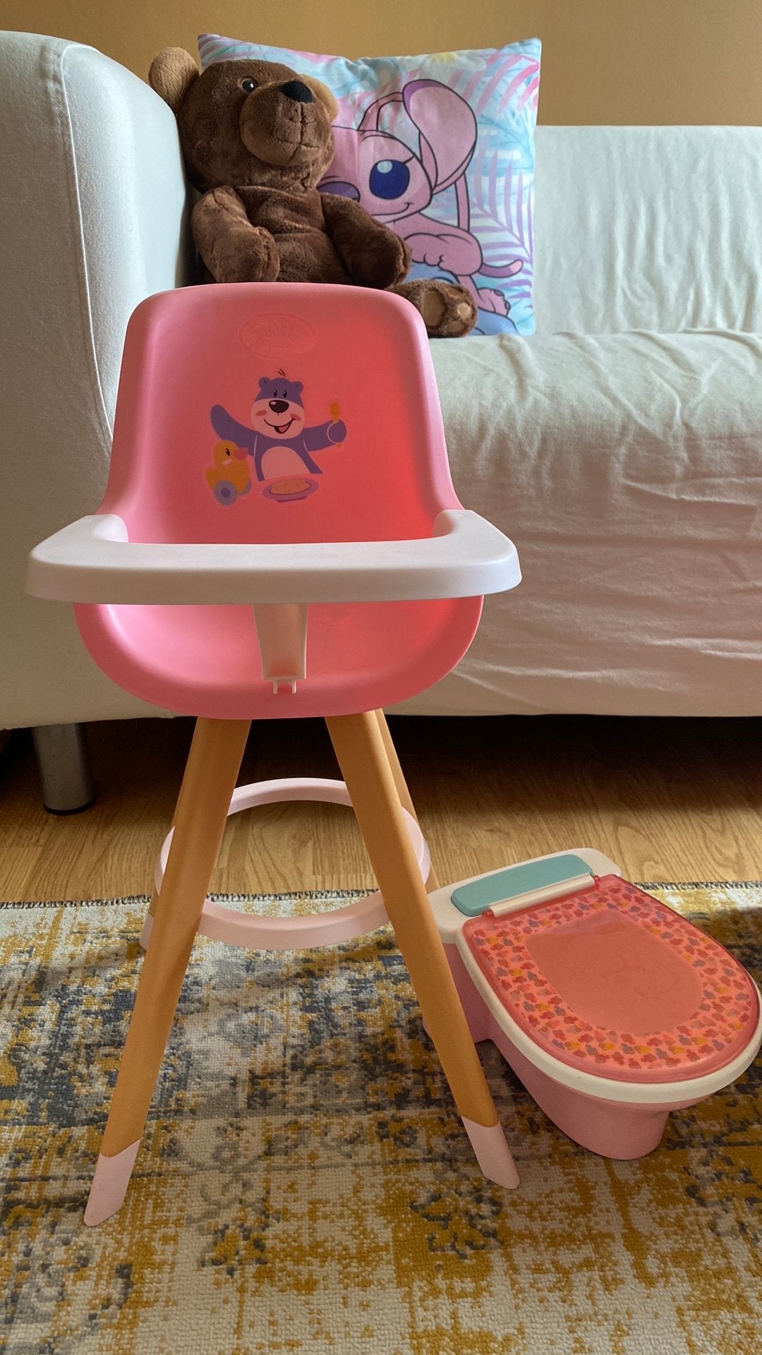 Baby Born Eetstoel & Potje, Ophalen, Zo goed als nieuw