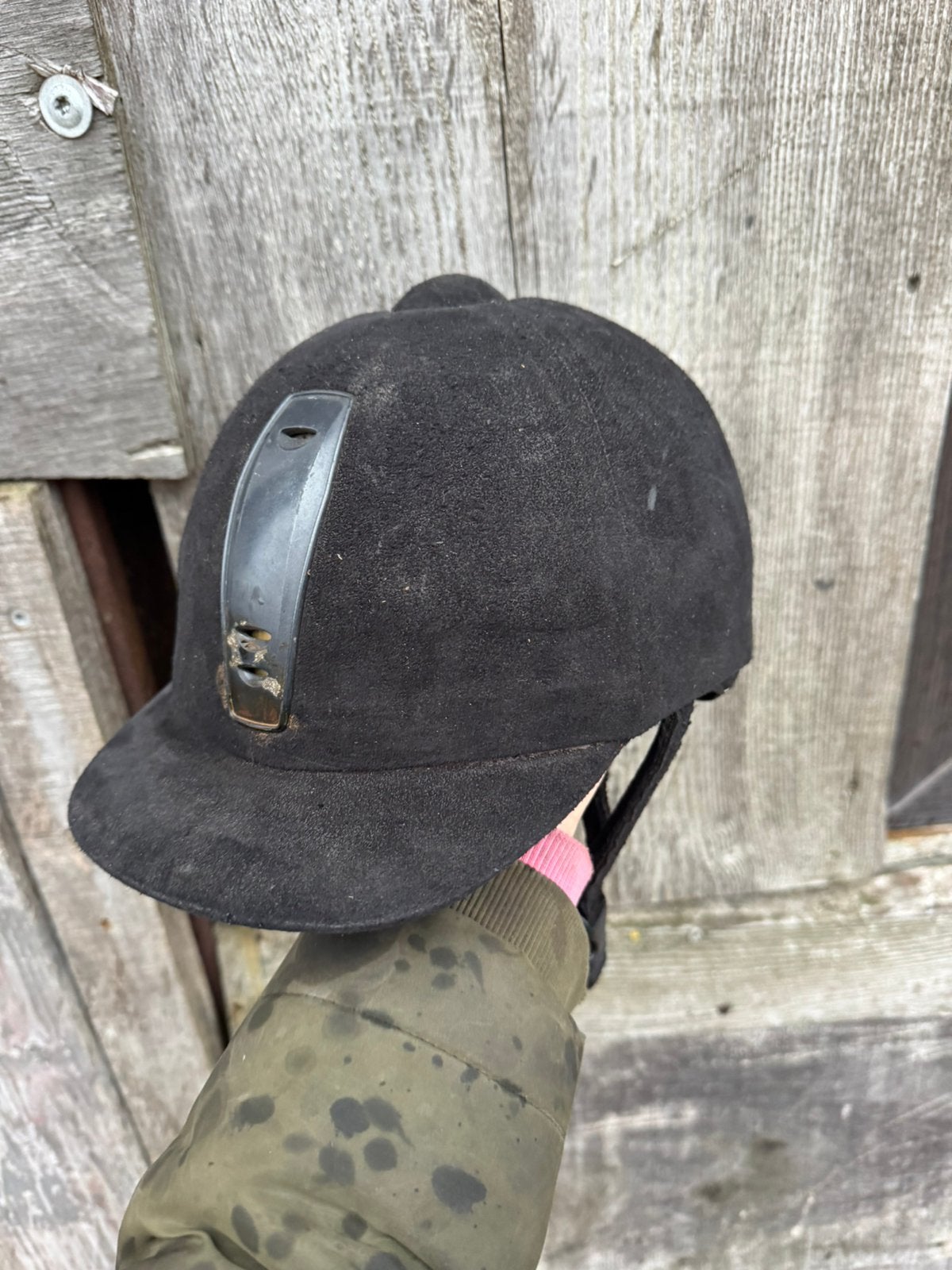 Paardrijhelm / tok / cap, Dieren en Toebehoren, Ophalen of Verzenden, Zo goed als nieuw