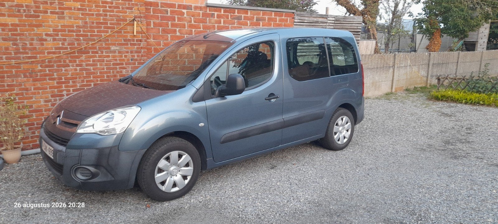 Citroën Berlingo 2012, 50. 230km,benzine,euro 5, 5 zitpl., Auto's, Zwart, 72 kW, 1600 cc, Berlingo