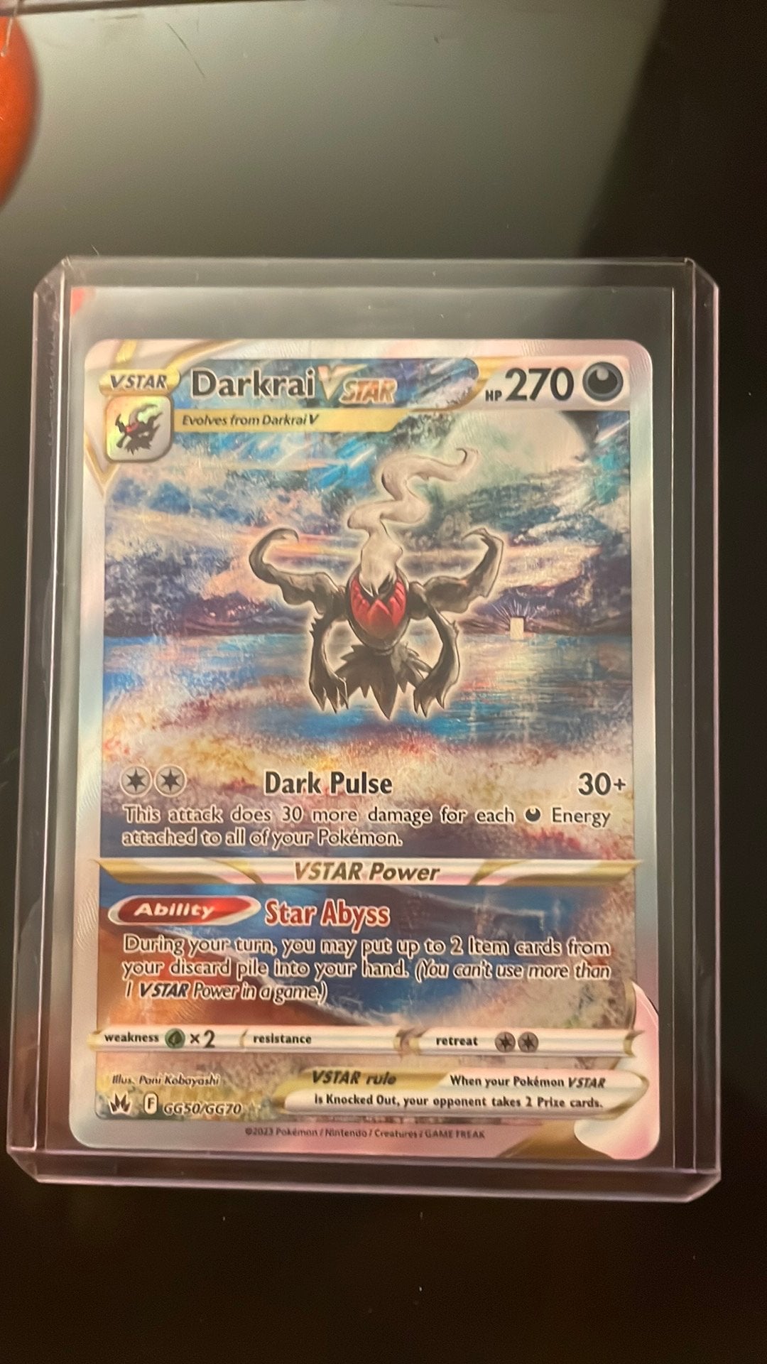 Darkrai Vstar, Ophalen of Verzenden, Nieuw, Losse kaart, Foil