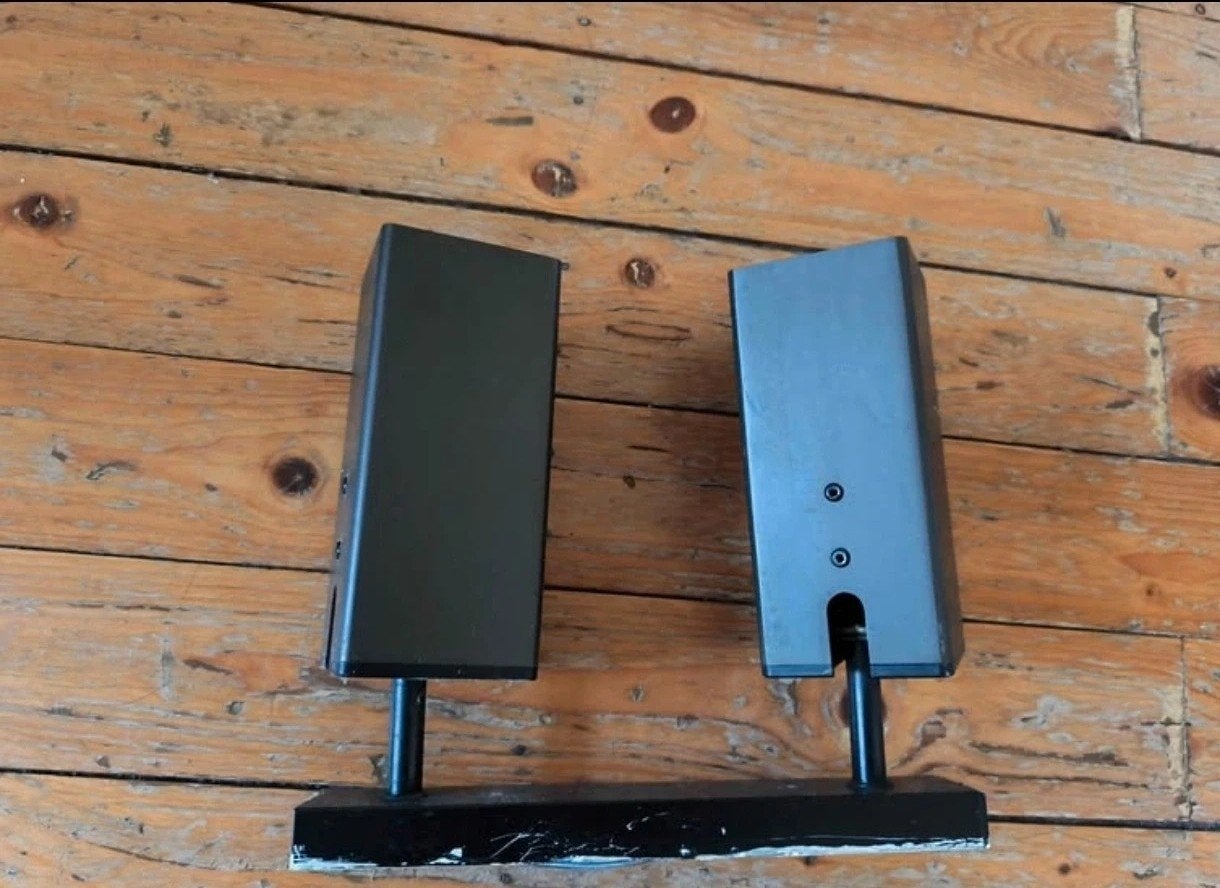 Lampe industrielle avec deux ampoules. Idéale pour plafond., Enlèvement ou Envoi, Utilisé