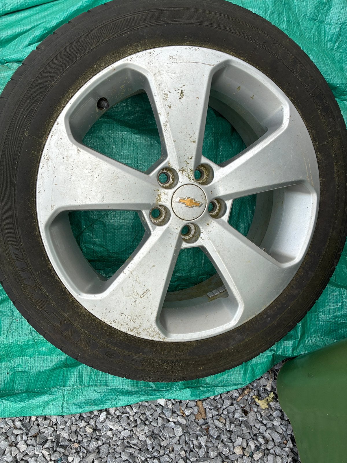 Reservewiel chevrolet cruze benzine, Auto-onderdelen, Banden en Velgen, Ophalen, Banden en Velgen, 17 inch, Personenwagen