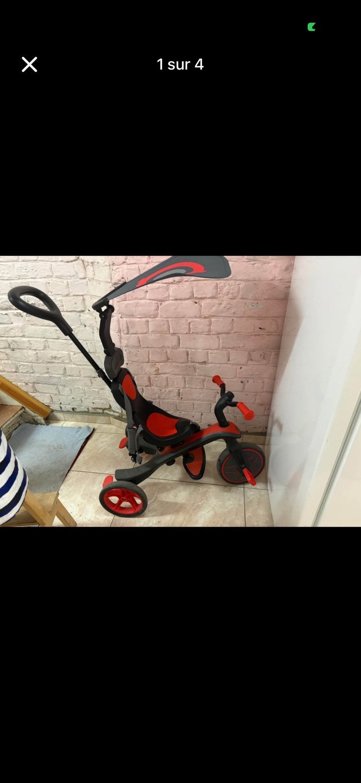 Tricycle globber 4 en 1, Enlèvement, Comme neuf