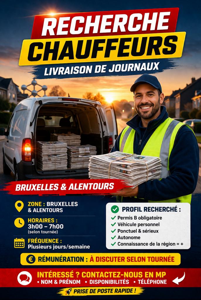 RECHERCHE DE CHAUFFEURS
