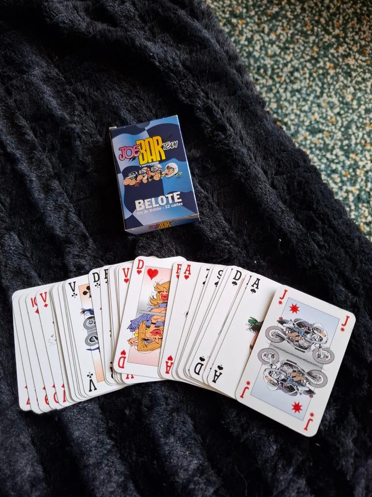 Jeu de carte effigie  de joe bar team  neuf, Enlèvement ou Envoi