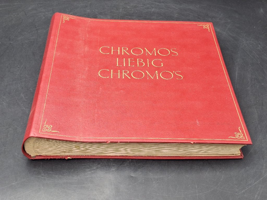 oud verzamel album Chromos Liebig, begin 1900, Ophalen of Verzenden