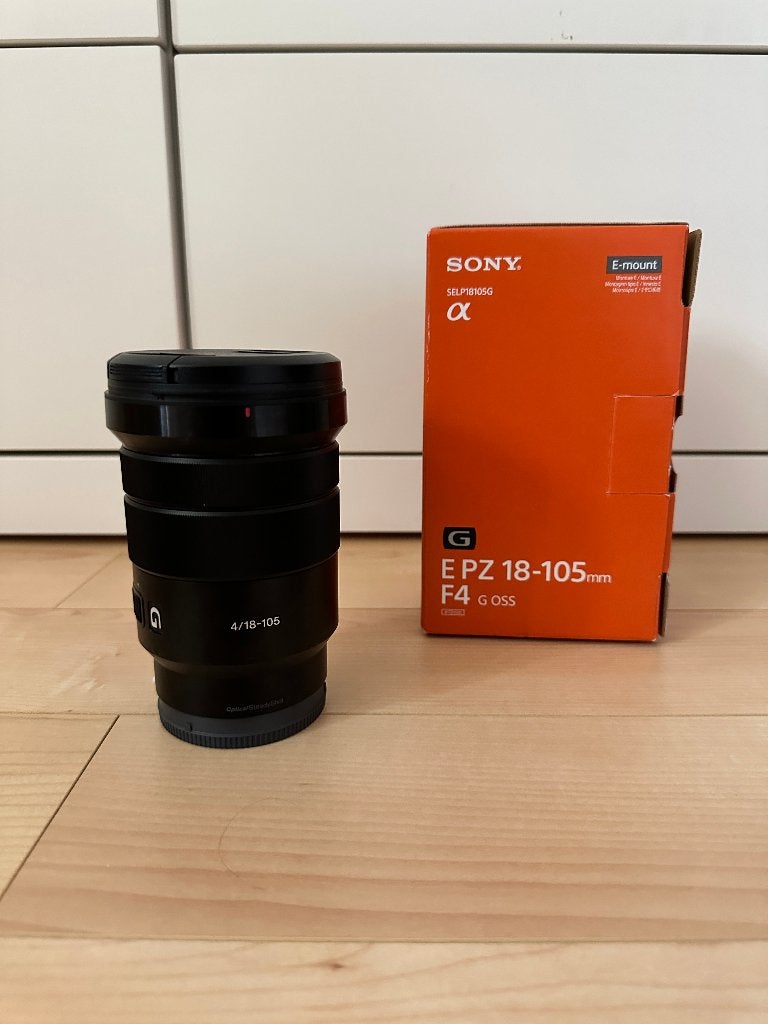 Sony E 18-105mm F/4.0 G OSS PZ Lens / Objectief, Audio, Tv en Foto, Sony E-mount, Sony, Overige typen, Ophalen of Verzenden