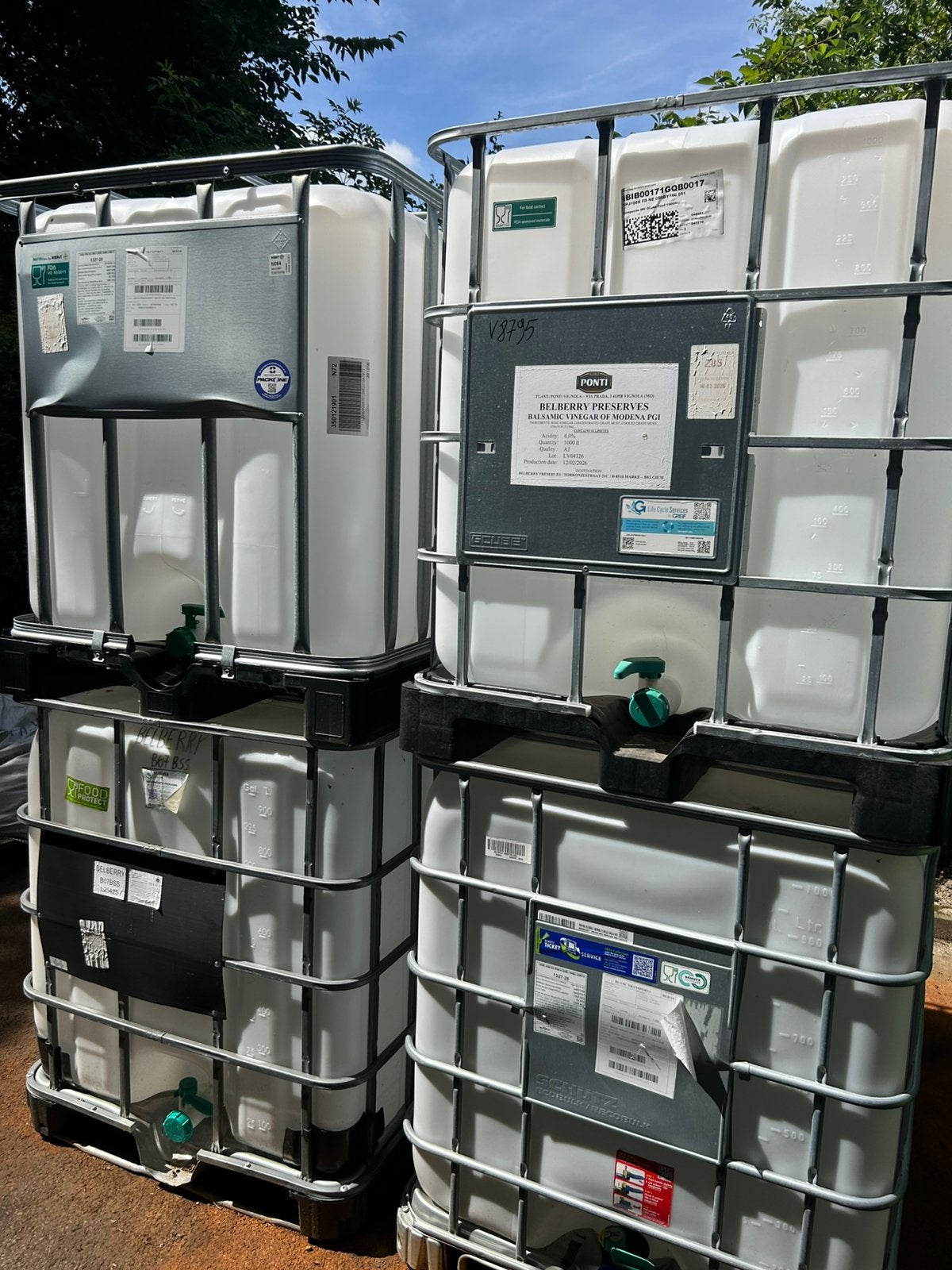 Ibc containers te koop, Tuin en Terras, Ophalen, Zo goed als nieuw