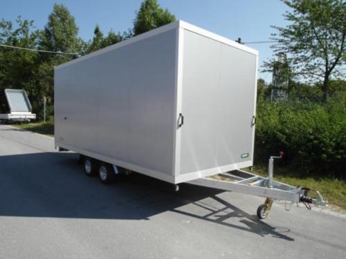 Unsinn gesloten aanhanger 486x204x210, Ophalen, Gebruikt