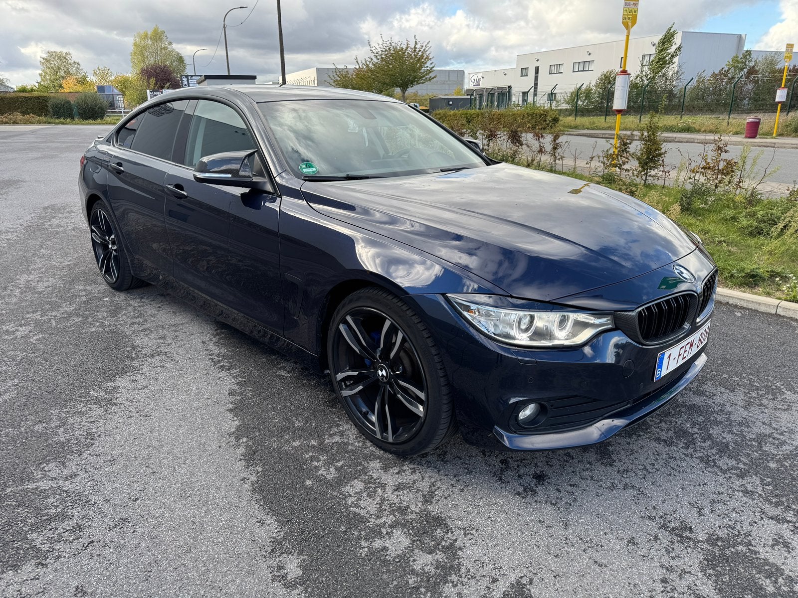 BMW serie 4 418d 2017, Auto's, 100 kW, 1998 cc, Blauw, 5 deurs