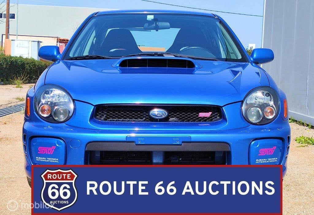 Subaru Impreza WRX STI | 2001 | Route 66 Auctions, Subaru, Zwart, Bedrijf, Handgeschakeld