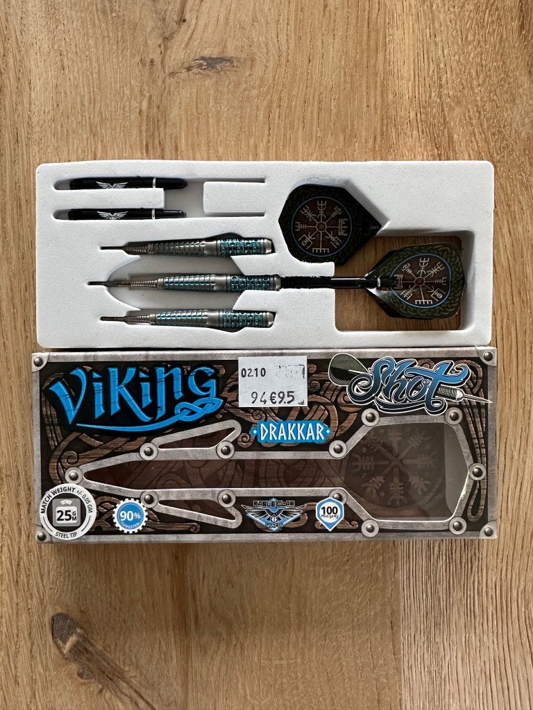 Dartpijlen Shot - Viking Drakkar 25 gram, Ophalen of Verzenden, Zo goed als nieuw, Pijlen