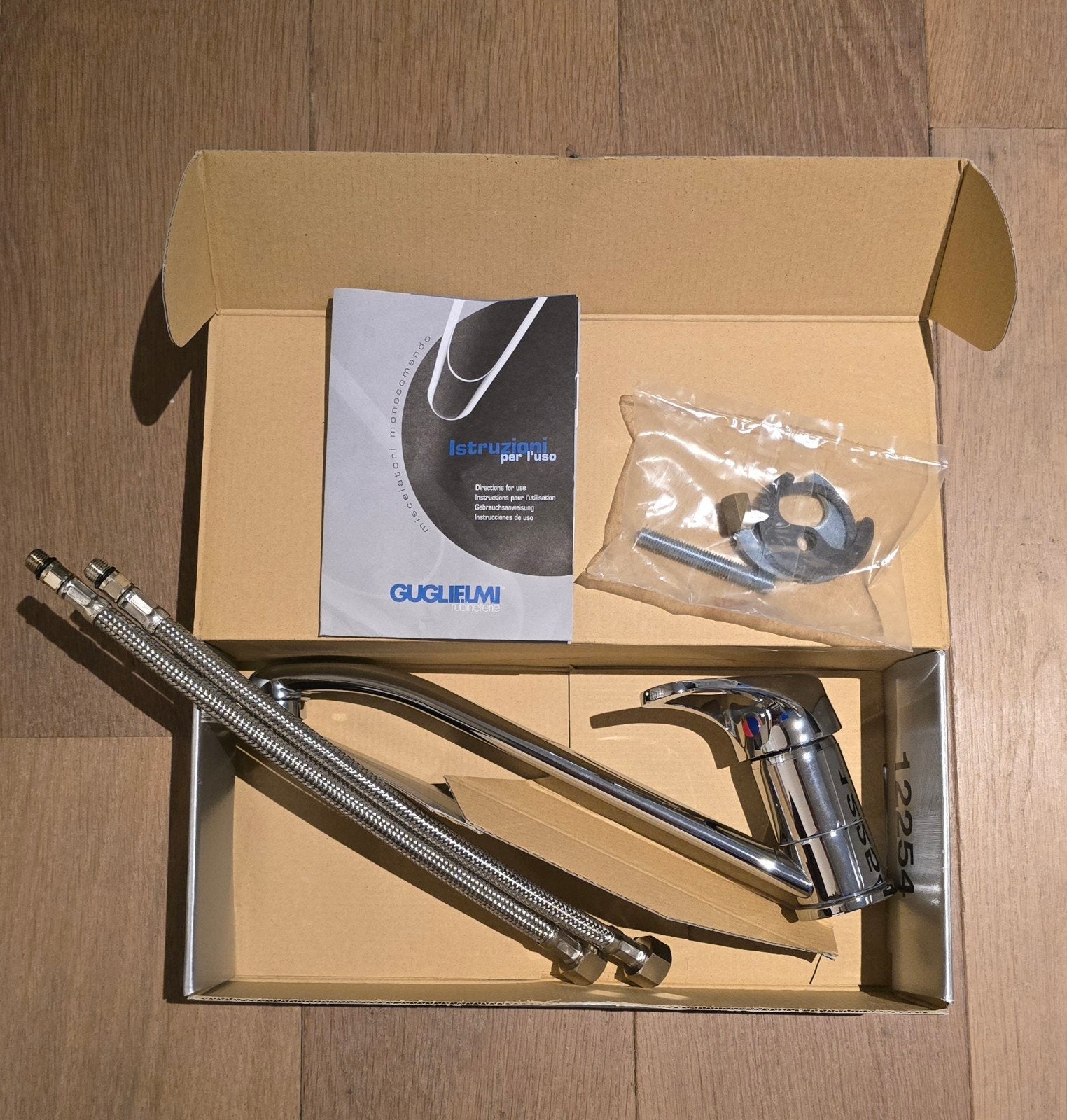 NOUVEAU ! Robinet de cuisine Guglielmi Duca, chromé, Enlèvement, Neuf, Chrome, Robinet