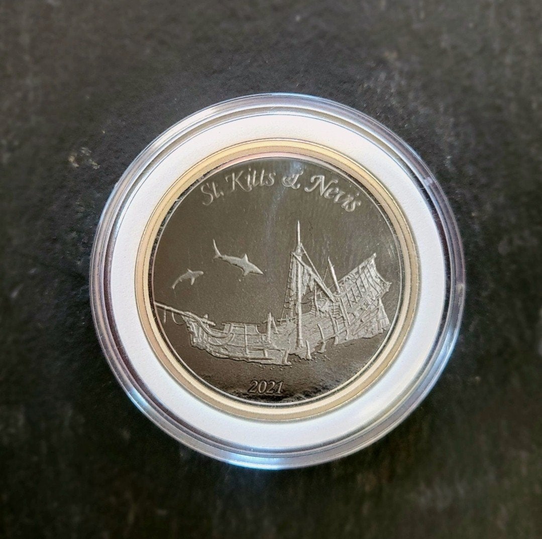 Scottsdale Mint - St.
Kitts & Nevis
-
1
Oz./.999, Enlèvement ou Envoi, Argent