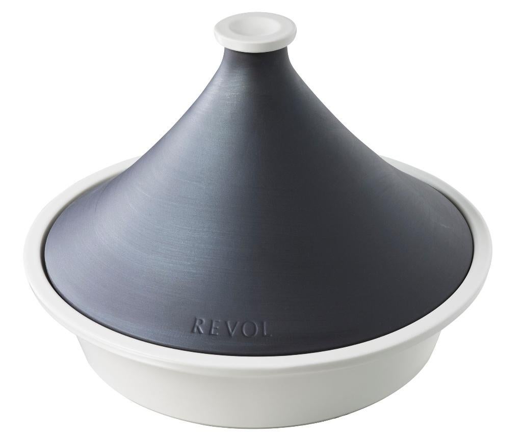 Nieuw | Revolution Tajine 32 cm zwart-wit matte uitvoering, Overige materialen, Overige typen, Nieuw, Ophalen of Verzenden