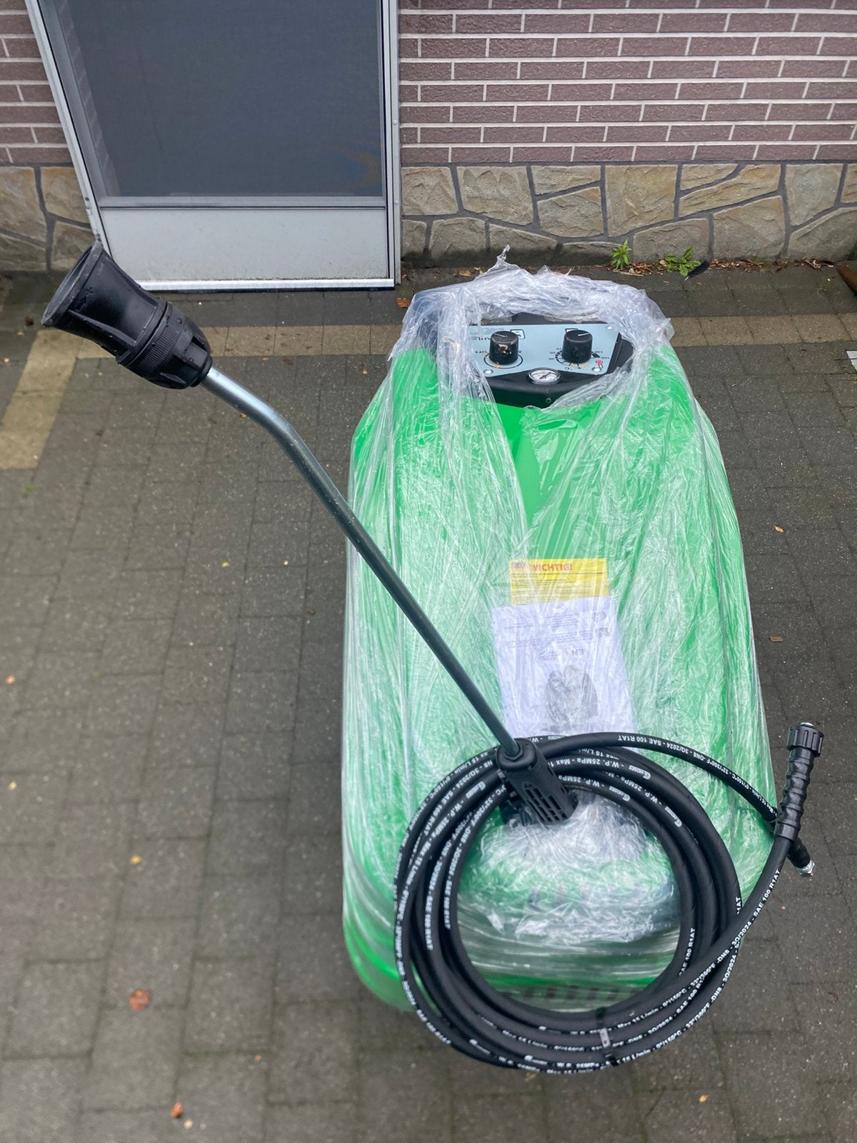 Hogedrukreiniger met warmwater burner, Ophalen, Nieuw