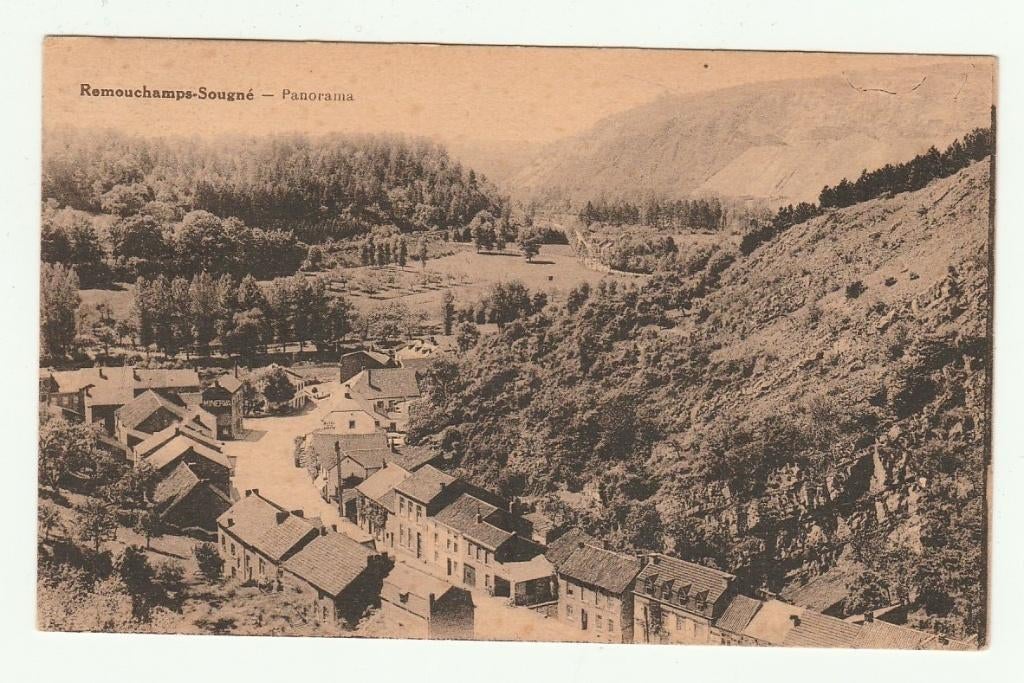Remouchamps-Sougné - Panorama, Verzenden, 1920 tot 1940, Gelopen, Luik