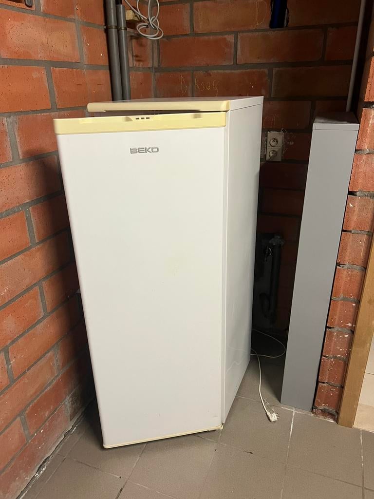 Diepvries beko, Elektronische apparatuur, Vriezers en Diepvrieskisten, Gebruikt, Minder dan 60 cm, 140 tot 160 cm, Vrijstaand