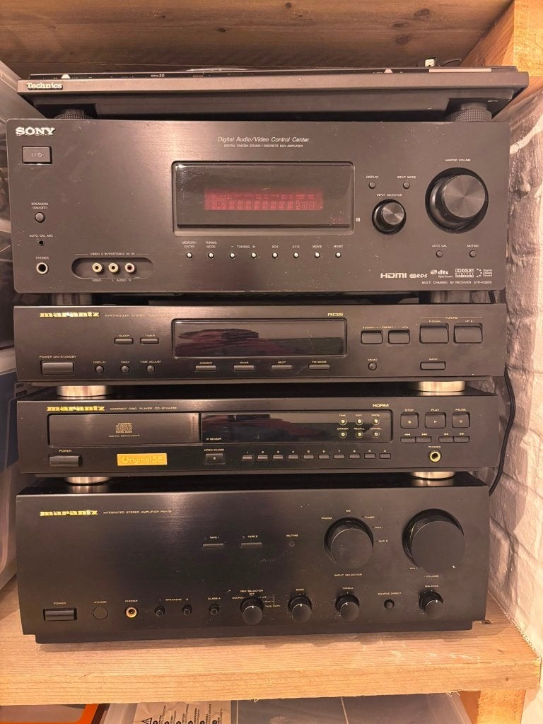Marantz PM-78 en Marantz Hi-Fi set, Audio, Tv en Foto, Versterkers en Ontvangers, Ophalen, Zo goed als nieuw, Marantz