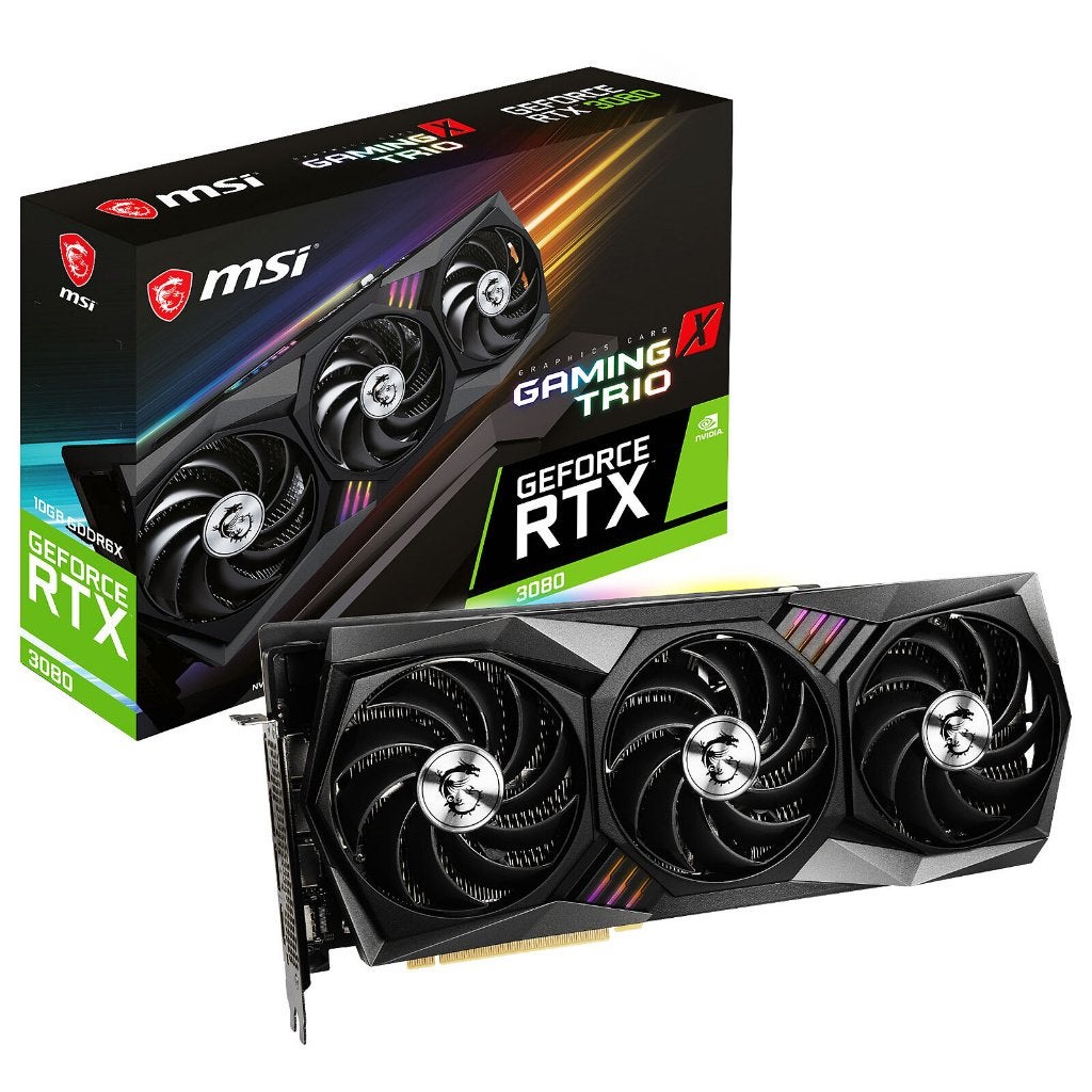 NIEUW!! (MSI GeForce RTX 3080 GAMING X TRIO 10G), Computers en Software, Ophalen of Verzenden, Nieuw, Nvidia