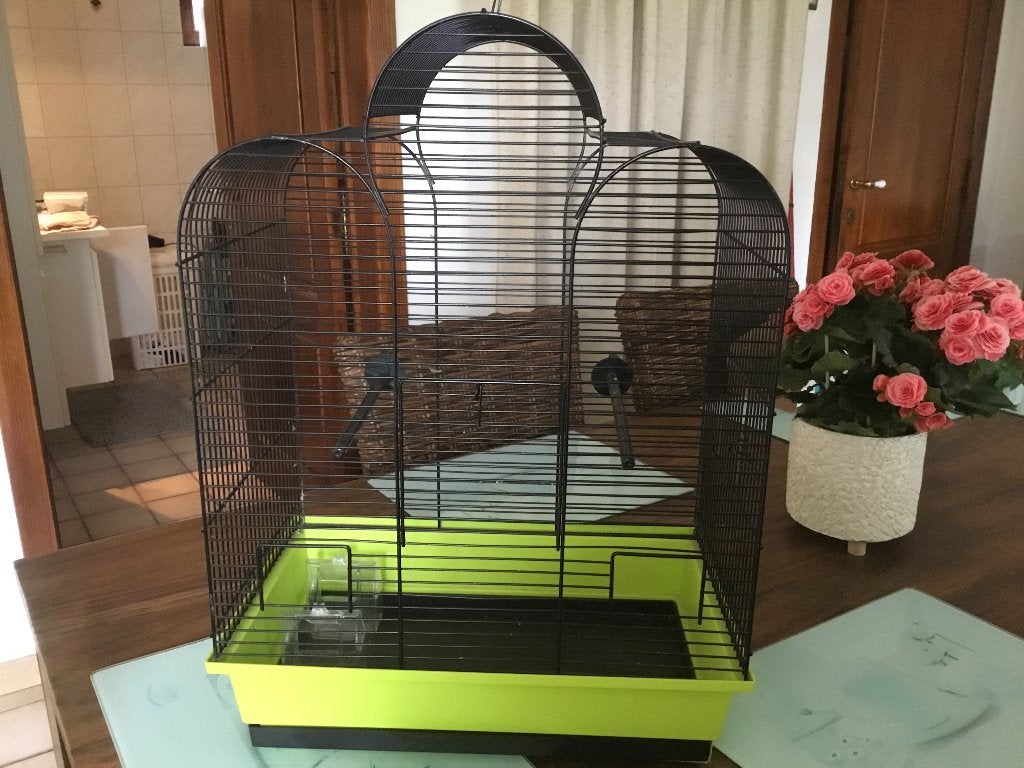 Vogelkooi, Dieren en Toebehoren, Ophalen, Gebruikt, Aluminium, Vogelkooi